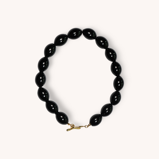 KALAMATA onyx stones necklace