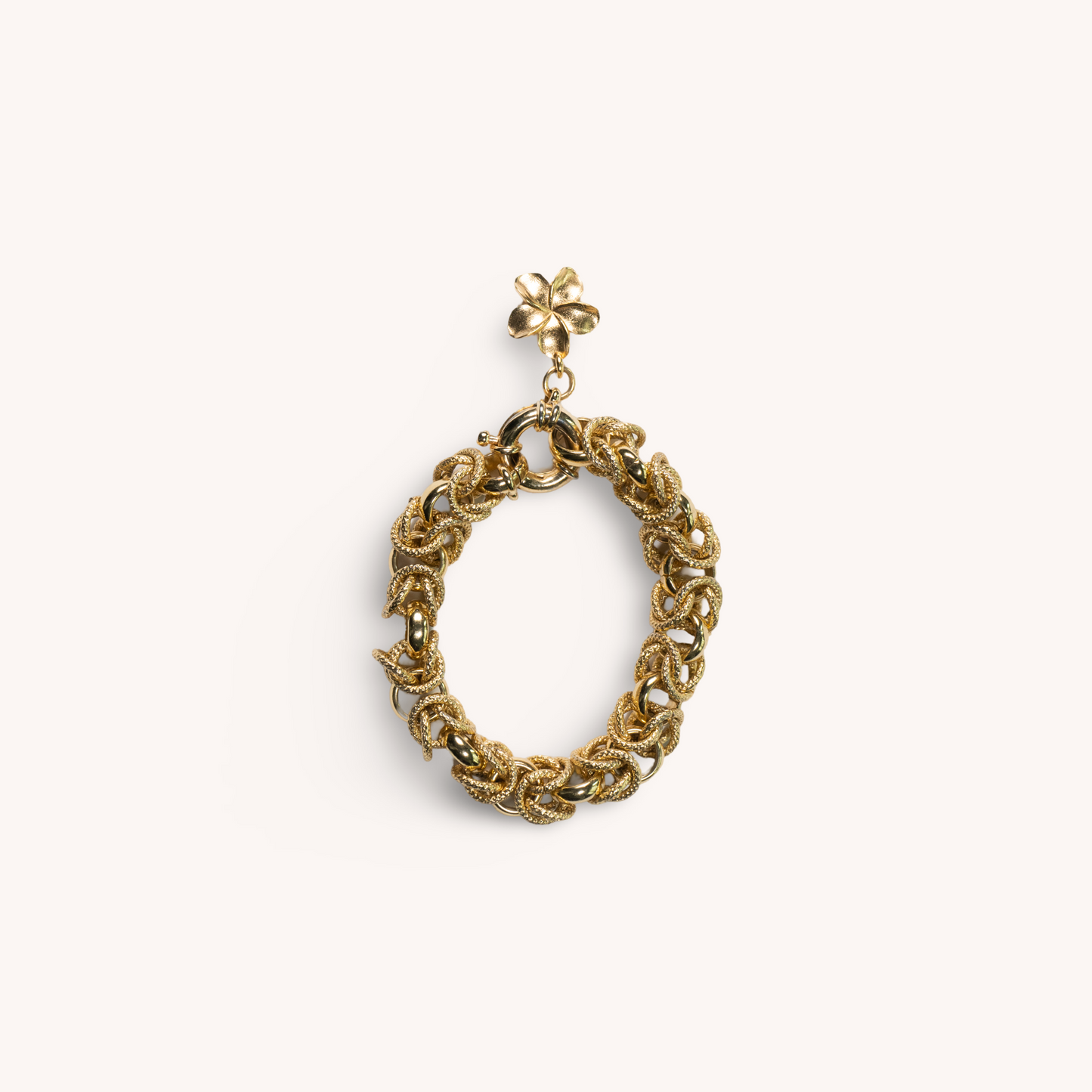 WEAVE gold-plated with charm bracelet