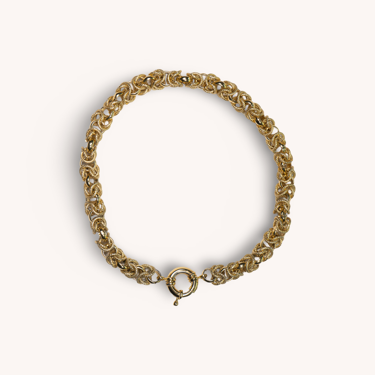 WEAVE gold plated necklace