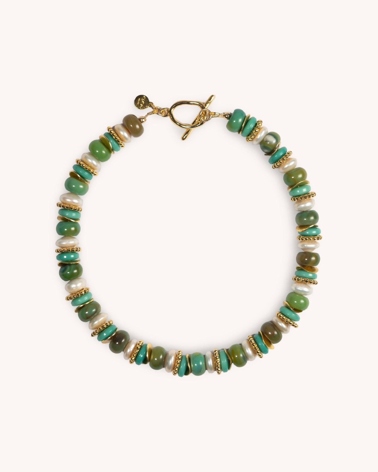 VERA GREEN JADE CHOKER