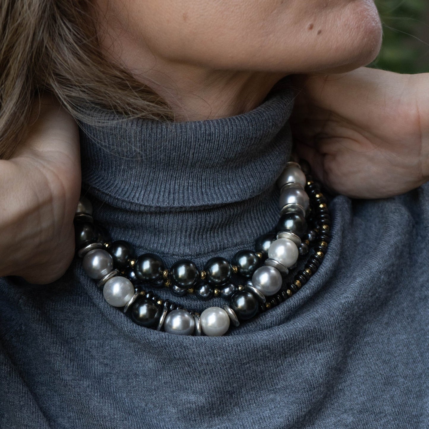 Anastasia & Selena Set – Statement shine, graceful layers