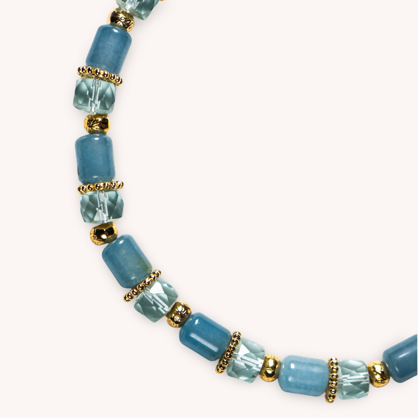 Yam agate beads necklace