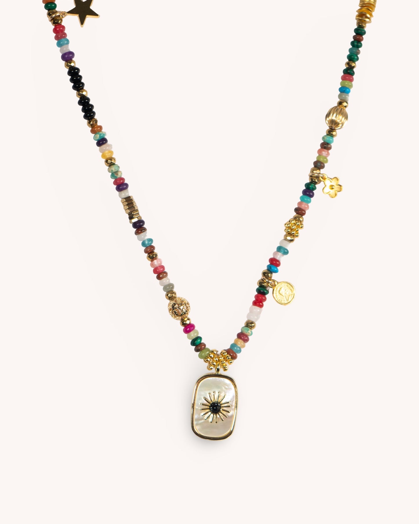 RAINBOW PENDANT NECKLACE